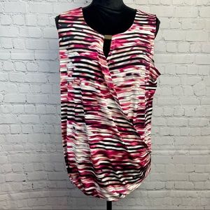 Calvin Klein Mock Wrap Tank Top